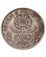 Brasil 500 Réis 1913 - Estrelas Soltas (Prata)