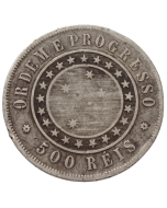 Brasil 500 Réis 1889 - Prata
