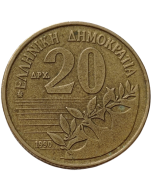 Grécia 20 dracmas 1990