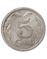 Comuna de Evreux 5 centavos  1921 - Notgeld Francês