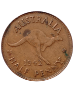 Austrália ½ pence 1942