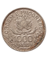 Brasil 1000 Réis 1913 - Estrelas Soltas (Prata)