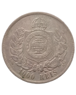 Brasil 1000 Réis 1869 - Prata