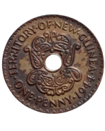 Território de Nova Guiné 1 penny 1944