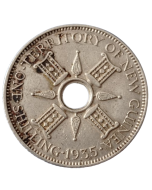 Território de Nova Guiné 1 shilling 1935 (Prata)