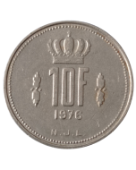 Luxemburgo  10 francos 1976