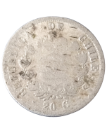 Chile 20 Cents 1861 - Escassa (Prata)