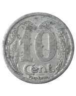 Comuna de Evreux 10 Cent 1921 - Notgeld Francês