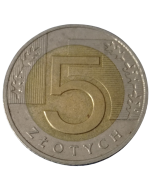 Polônia 5 zlotych 2015