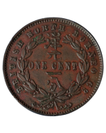 Bornéu do Norte 1 cent 1884 - Protetorado Britânico