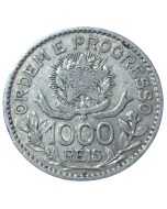 Brasil 1000 Réis 1913 - Estrelas Soltas (Prata) 
