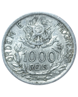 Brasil 1000 Réis 1913 - Estrelas Ligadas (Prata) 