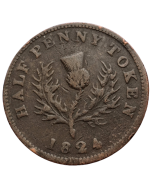 Nova Escócia (Províncias Canadenses) ½ Penny 1824
