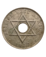 África Ocidental Britânica 1 Penny 1947