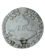 Bolívia 4 Sueldos 1830 (Prata)