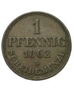 Hanôver 1 pfennig 1862