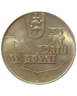 Polônia 10 zlotych 1972 - 50º Aniversário - Porto Marítimo de Gdynia