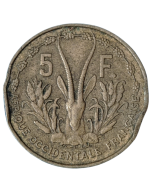 África Ocidental Francesa 5 francos 1956