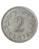 Malta 2 cêntimos 1972