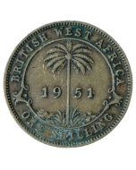 África Ocidental Britânica 1 shilling 1951