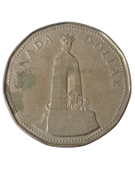 Canadá 1 dólar 1994 - Memorial Nacional da Guerra