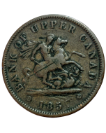 Províncias Canadenses - Alto Canadá 1 Penny 1857