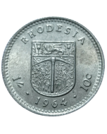 Rodésia 1 Shilling 1964