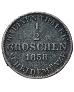 Hannover ½  Groschen 1858  - Prata
