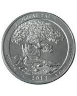 Estados Unidos ¼ dólar 2013 - Parque Nacional da Grande Bacia