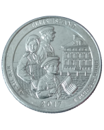 Estados Unidos ¼ dólar 2017 - Ilha Ellis, Monumento Nacional da Estátua da Liberdade