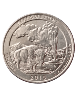 Estados Unidos ¼ dólar 2010 - Parque Nacional de Yellowstone
