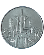 Polônia 10000 zlotych 1990 - 10º aniversário - Formação do Sindicato Solidário