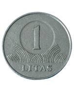 Lituânia 1 Lita 2001