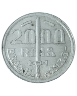 Brasil 2000 Réis 1935 - Caxias (Prata)