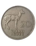 Zâmbia 20 Ngwee 1972