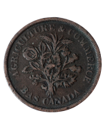 Baixo Canadá (Províncias do Canadá) 1 sou 1835 Banco de Montreal 
