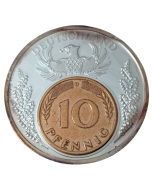 República Federal da Alemanha 10 Pfennig 1950 - Lembrança turística de 1990