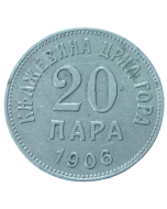 Montenegro 20 Para 1906