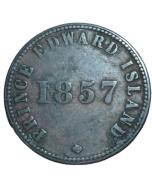 Prince Edward Island (províncias canadenses)  ½ centavo 1857