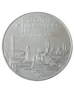 Finlândia 10 Markkaa 1971 - 10º Campeonato Europeu de Atletismo - Helsínquia 1971 (Prata)