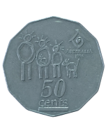 Austrália 50 Cents 1994 - Ano Internacional da Família