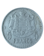 Mônaco 5 Francos 1945