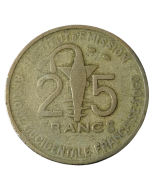 África Ocidental Francesa 25 francos 1957 - Togo