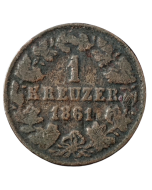 Nassau 1 Kreuzer 1861