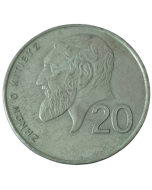 Chipre 20 Cêntimos 1991