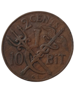 Índias Ocidentais Dinamarquesas 2 cêntimos 1905