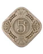 Curaçao 5 Cêntimos 1948