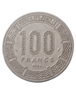 Gabão 100 francos 1984
