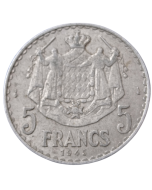 Mônaco 5 Francos 1945