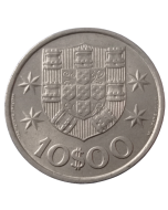 Portugal 10 escudos 1974